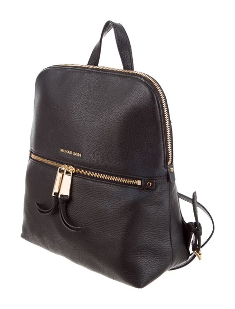 michael kors purse backpack black